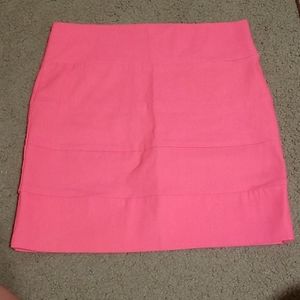 super cute coral pencil skirt